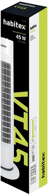 Ventilador de torre blanco Habitex VT-45